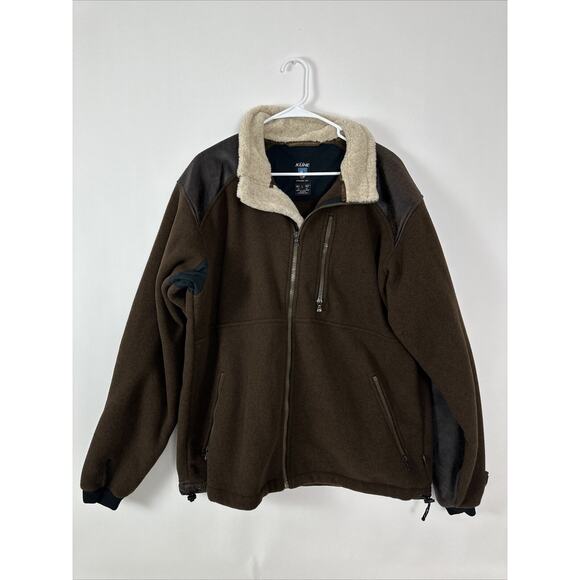 Kuhl Jacket Mens Brown Alpenwurxs Fleece Full Zip Outdoors L